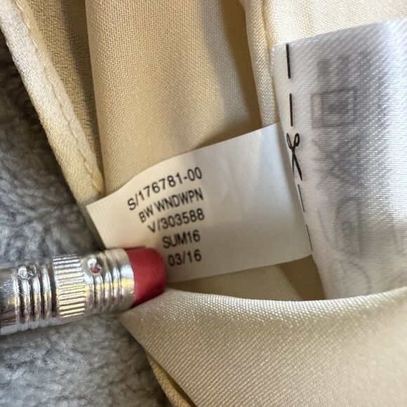 Banana Republic Women's Size 8 Cream Black Plaid Midi Dress Strappy V-Neck - Picture 6 of 7